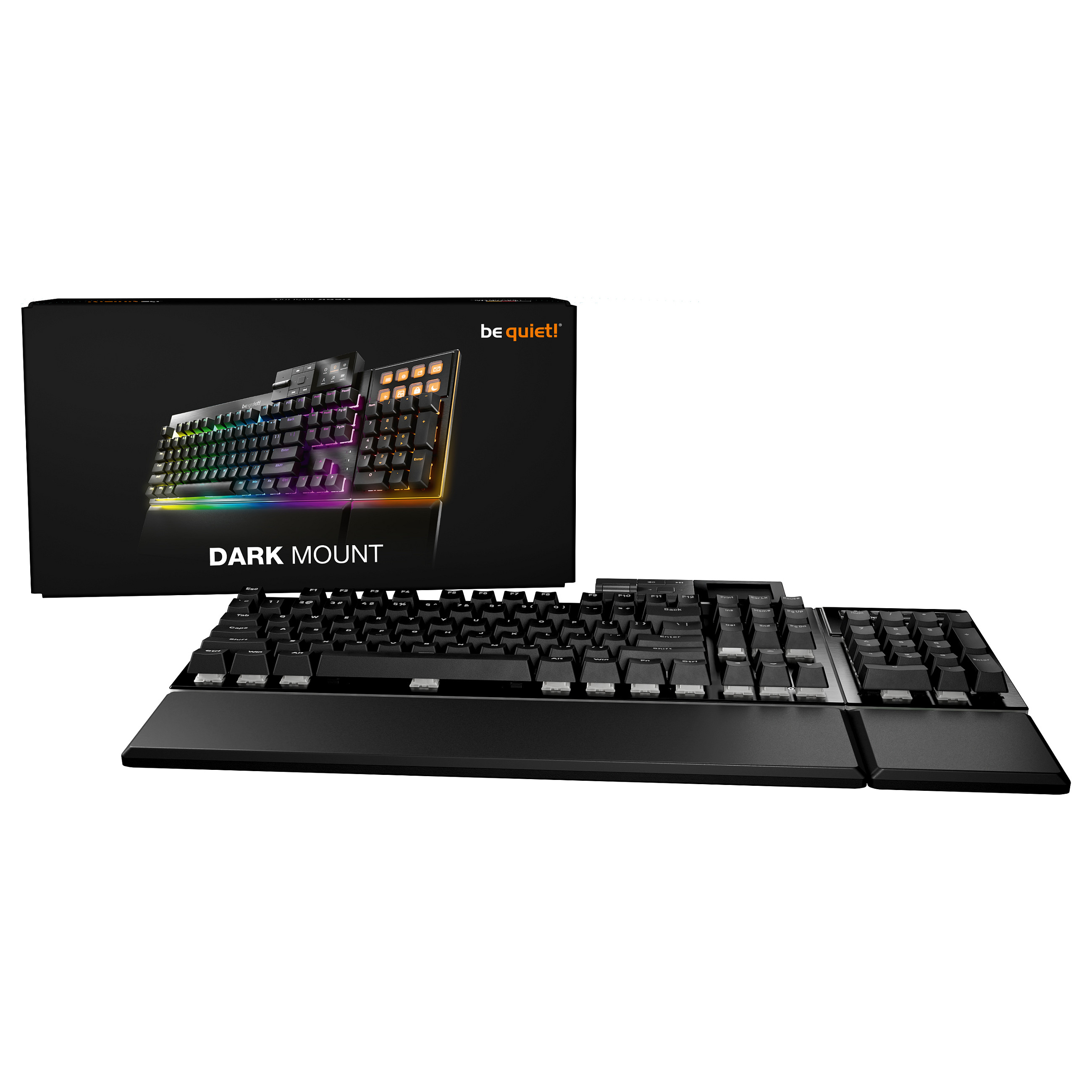 Tastierë Gaming be quiet! Dark Mount Silent Tactile / Full-Size / Mekanike / Silent Tactile Switches / QWERTZ / RGB / USB - Zezë 8
