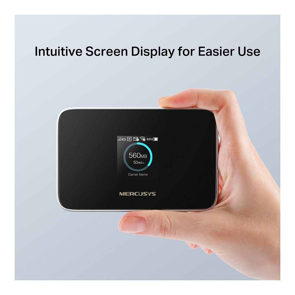 Mercusys MT115 4G LTE Cat 4 Mobile Wi-Fi 150Mbps Wi-Fi 6 287Mbps Nano SIM 2400mAh – E Zezë 9