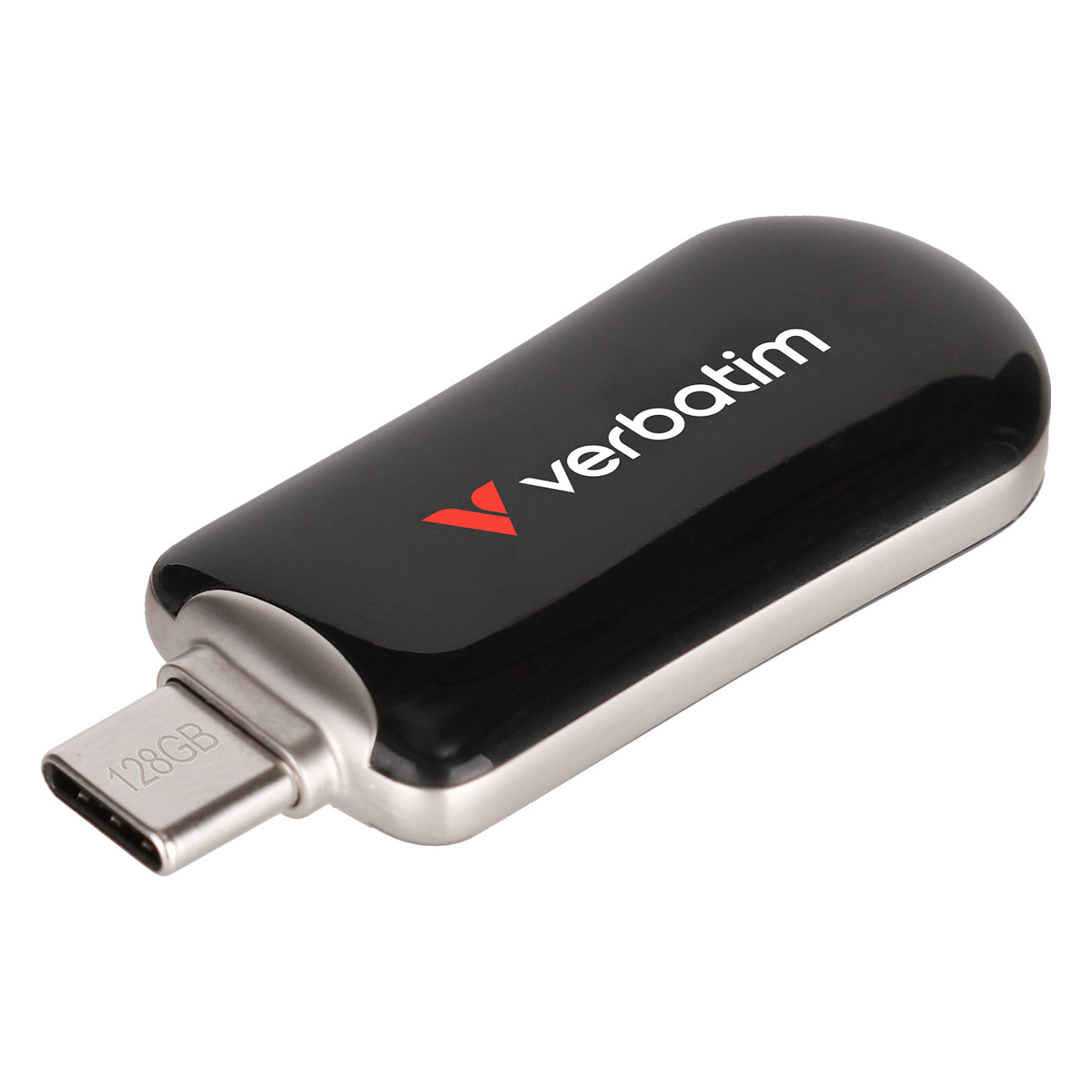 USB STICK 128GB Verbatim Plectra USB-C, e zezë thumbnail 2