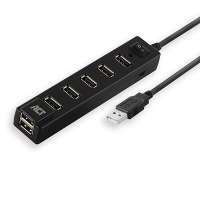 Hub USB-A ACT AC6320, 4x USB-A 3.2 Gen 1, 5 Gbps, Kabllo 50 cm – Zezë 10