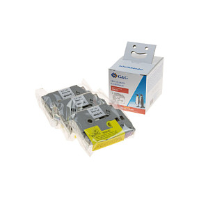 Shirit për Printer G&G 14978 / 3 Copë / Kompatibil me Brother TZe-231 / I Laminuar / 12 mm × 8 m / Shkrim i Zi mbi të Bardhë 3