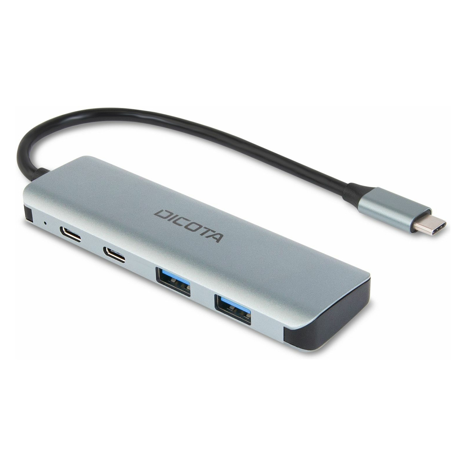 Hub USB-C DICOTA D32061, 2× USB-A, 2× USB-C, 10Gbps - Argjend