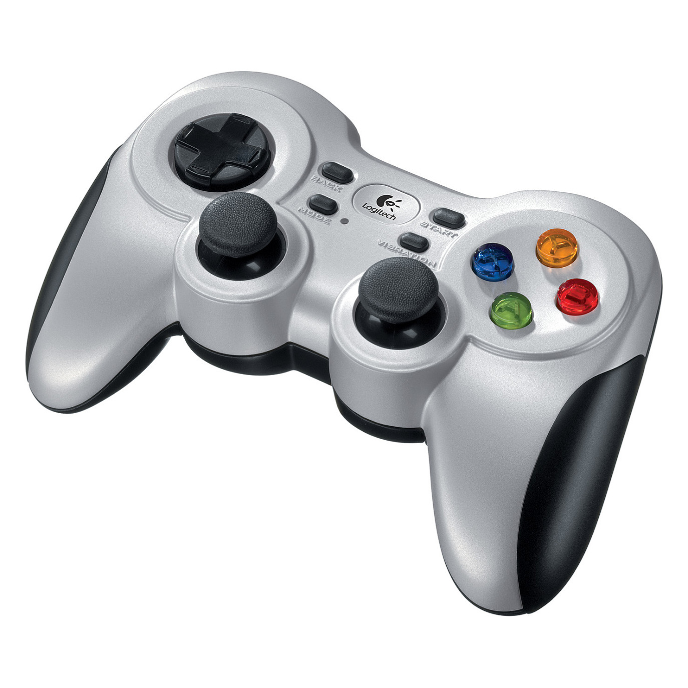 Kontroller për PC Logitech G F710 / Wireless 2.4GHz / XInput & DirectInput / Vibration Feedback / USB – Zezë/Argjend