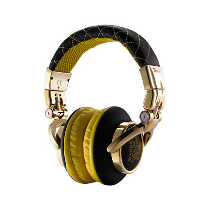 Kufje me kabllo Tt eSPORTS DRACCO Signature, Gaming, 50 mm, 3.5 mm, 10–22000 Hz, 1.5 m - Zezë/Ari/Verdhë