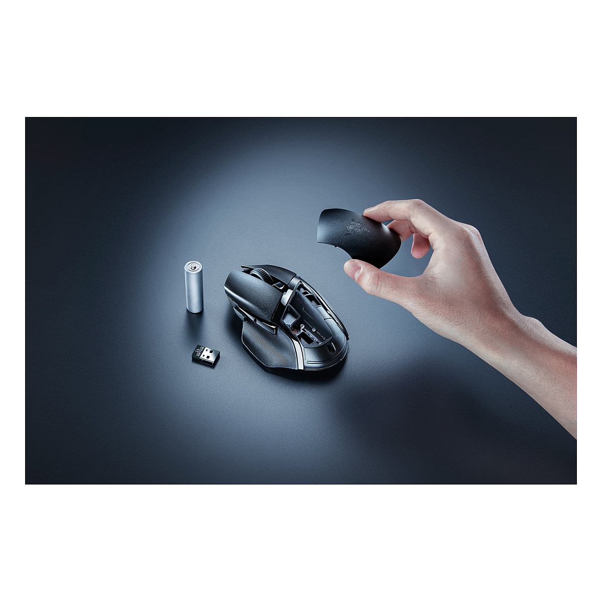 Maus Gaming Razer Basilisk V3 X HyperSpeed / RZ01-04870100-R3M1 / Sensor Optik Razer 5G / 18000 DPI / Wireless 2.4GHz & Bluetooth / Bateri AA – Zezë 5
