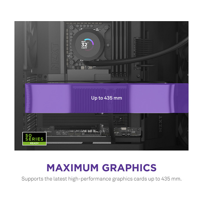 Kasë NZXT H9 Flow -Zezë thumbnail 5