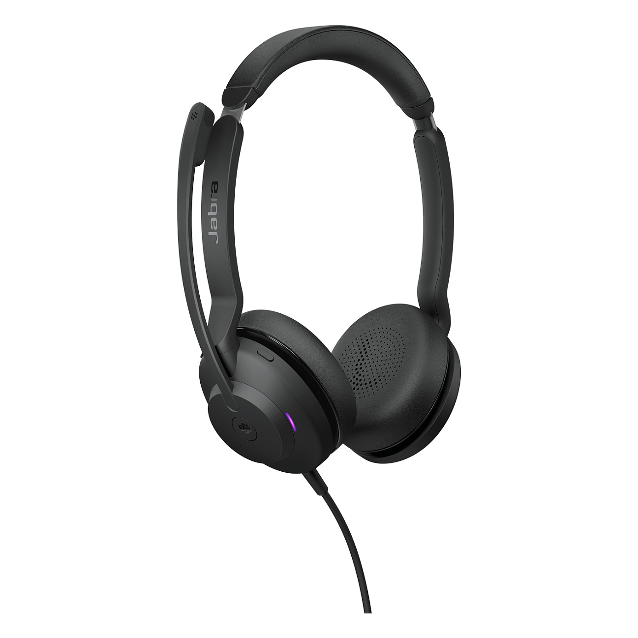 Kufje me kabllo Jabra Evolve2 30 MS / USB-A / Stereo / 28mm / Microsoft Teams / Mikrofon me reduktim të zhurmës - Zezë 3