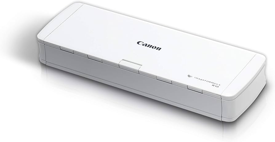 Skaner Dokumentesh Canon imageFORMULA R10, A4, Duplex, 12ppm, 600DPI, ADF 20 Fletë, USB 2.0 - Bardhë 2
