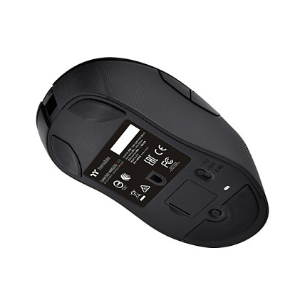 Maus Gaming Thermaltake DAMYSUS Wireless RGB / GMO-DMS-HYOOBK-01 / Sensor Optik PixArt PAW-3370 / 19000 DPI / 2.4GHz & Bluetooth & Wired USB / Bateri – Zezë 4