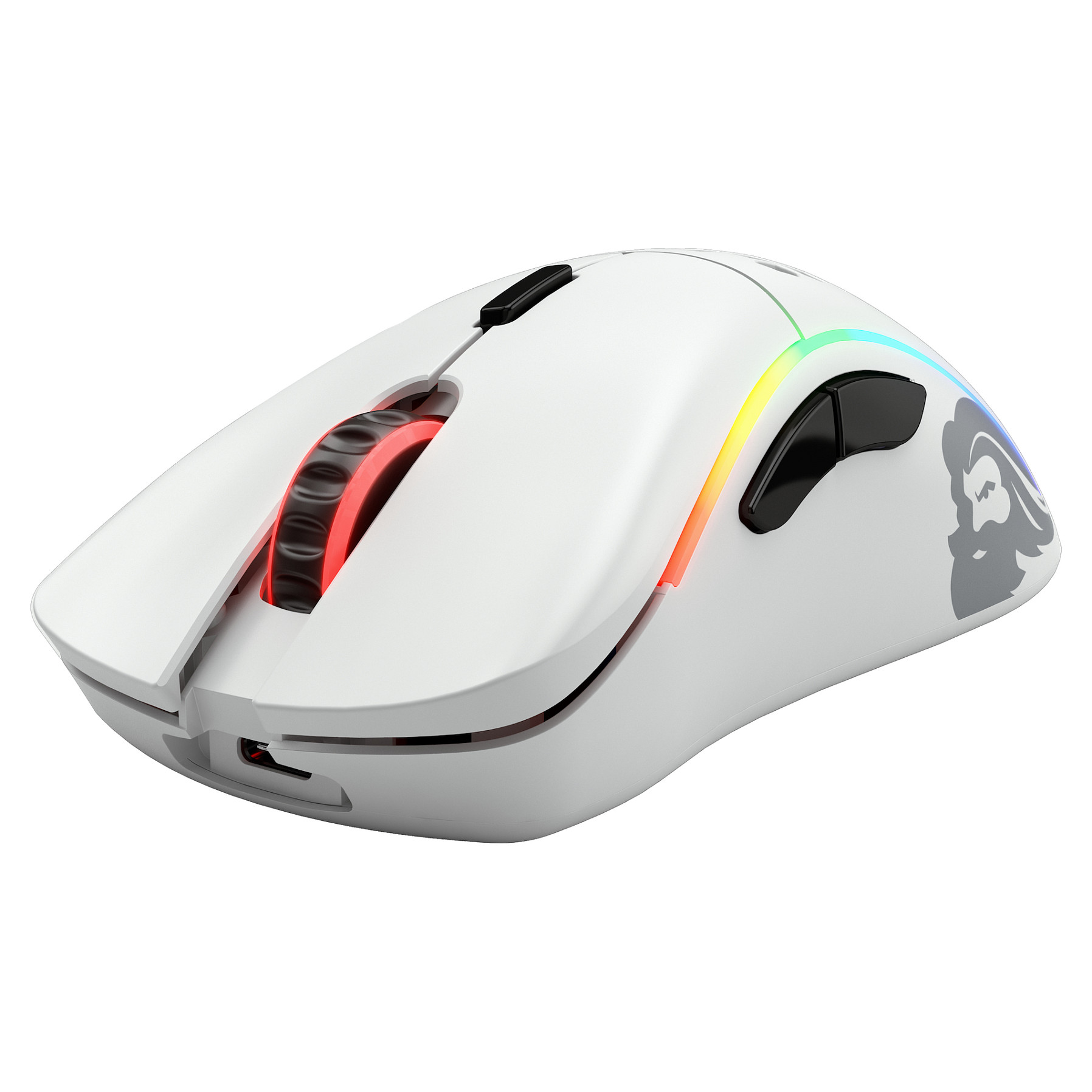 Maus Gaming Glorious Model D Wireless, 19,000DPI, 2.4GHz, 6 Butona, RGB - Bardhë 3