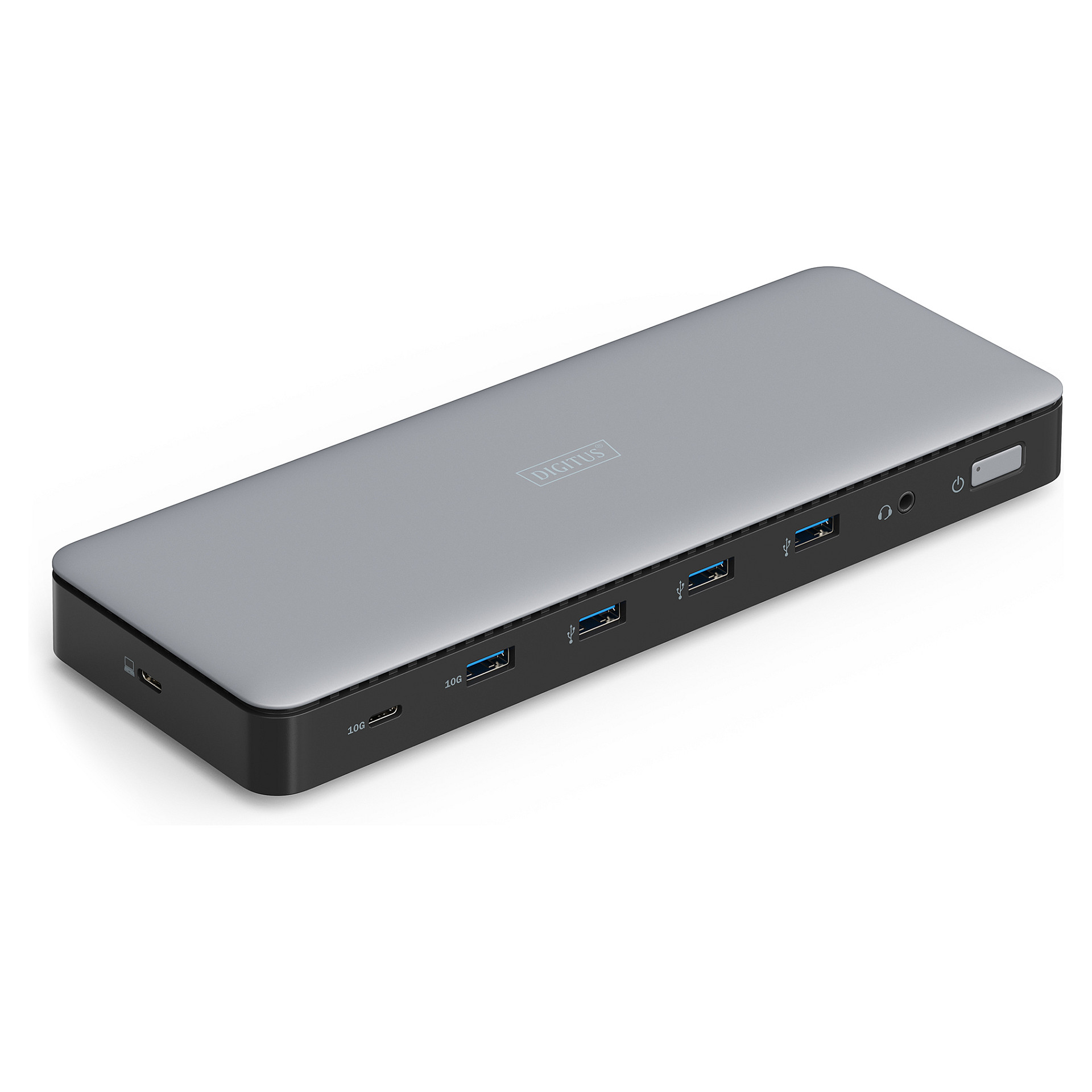 Docking Station Digitus / 3xHDMI / 2xDisplayPort / 4xUSB‑A / 1xUSB‑C / LAN - Zezë / Gri thumbnail 2
