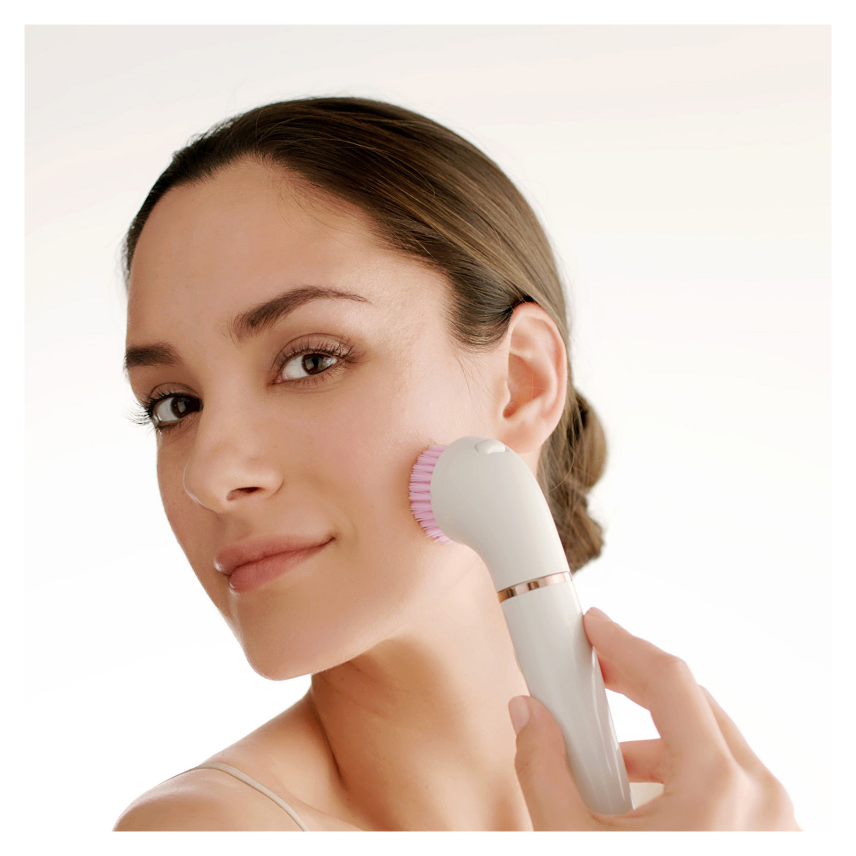 Makinë Depilimi për Fytyrë Braun FaceSpa Pro 921, 3 në 1, Depilim, Pastrim dhe Masazh - Bardhë , Bronzë 3