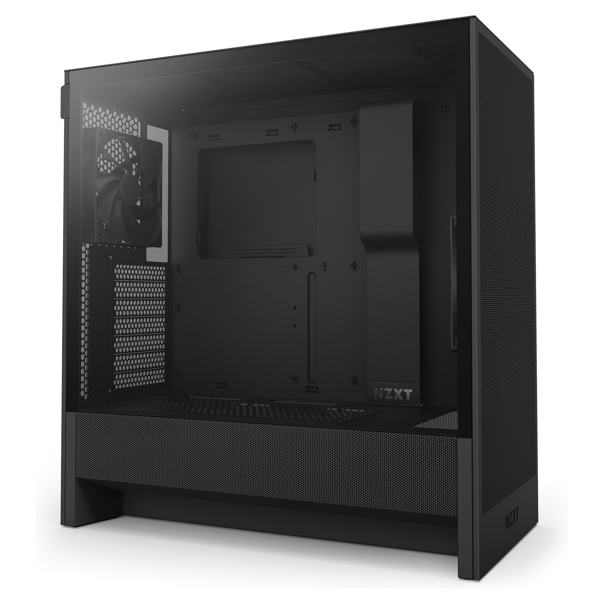 Kasë NZXT H5 Flow CC-H52FB-01 -Zezë thumbnail 2