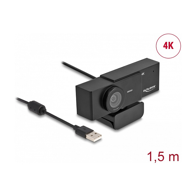 Webcam USB UHD / Mikrofon / 4K UHD / 110° / Stativ – Zezë 2