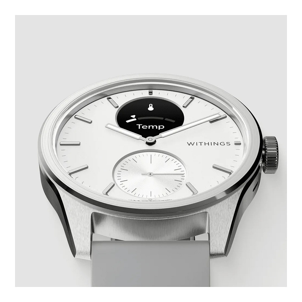 Orë e Mençur Withings ScanWatch 2 42mm OLED – Bardhë thumbnail 3