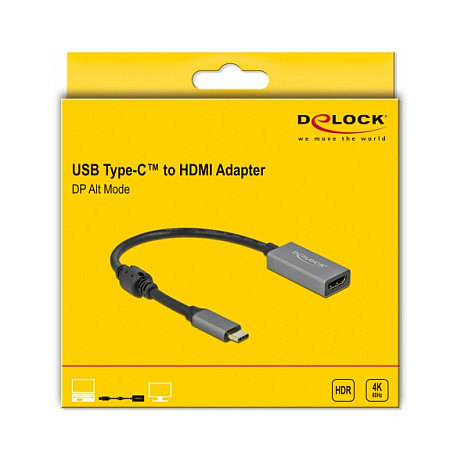 DELOCK Active USB-C to HDMI Adapter thumbnail 2