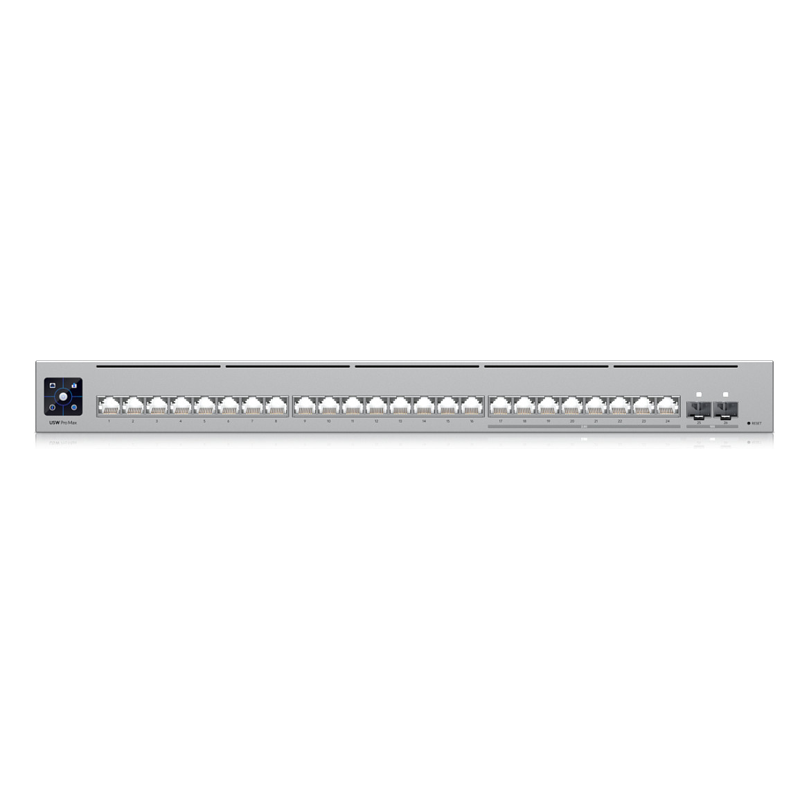 Ubiquiti UniFi USW-Pro-Max-24 – Switch Layer 3, 24-Port, 2.5GbE, 2x 10G SFP+, Etherlighting 2