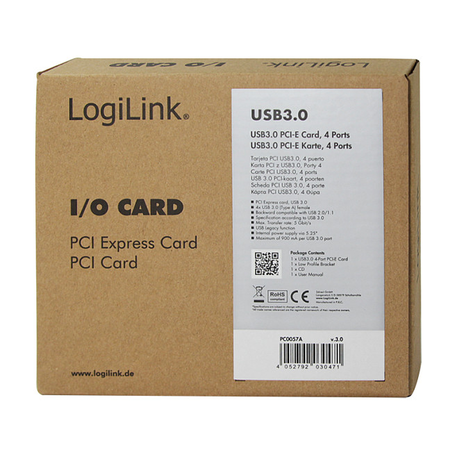 LogiLink PCI Express Card / 4-Port USB 3.0 thumbnail 6