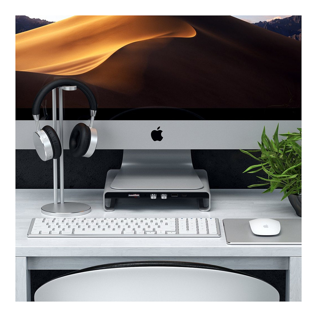 Docking Station Satechi ST-AMSHS / USB-C / HDMI / USB-A / SD & microSD - Argjend thumbnail 4