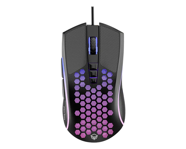 Maus Gaming Meetion GM015 Lightweight Honeycomb / 6400CPI / 7+1 butona / Max 6000 fps / RGB / USB / Gri 3