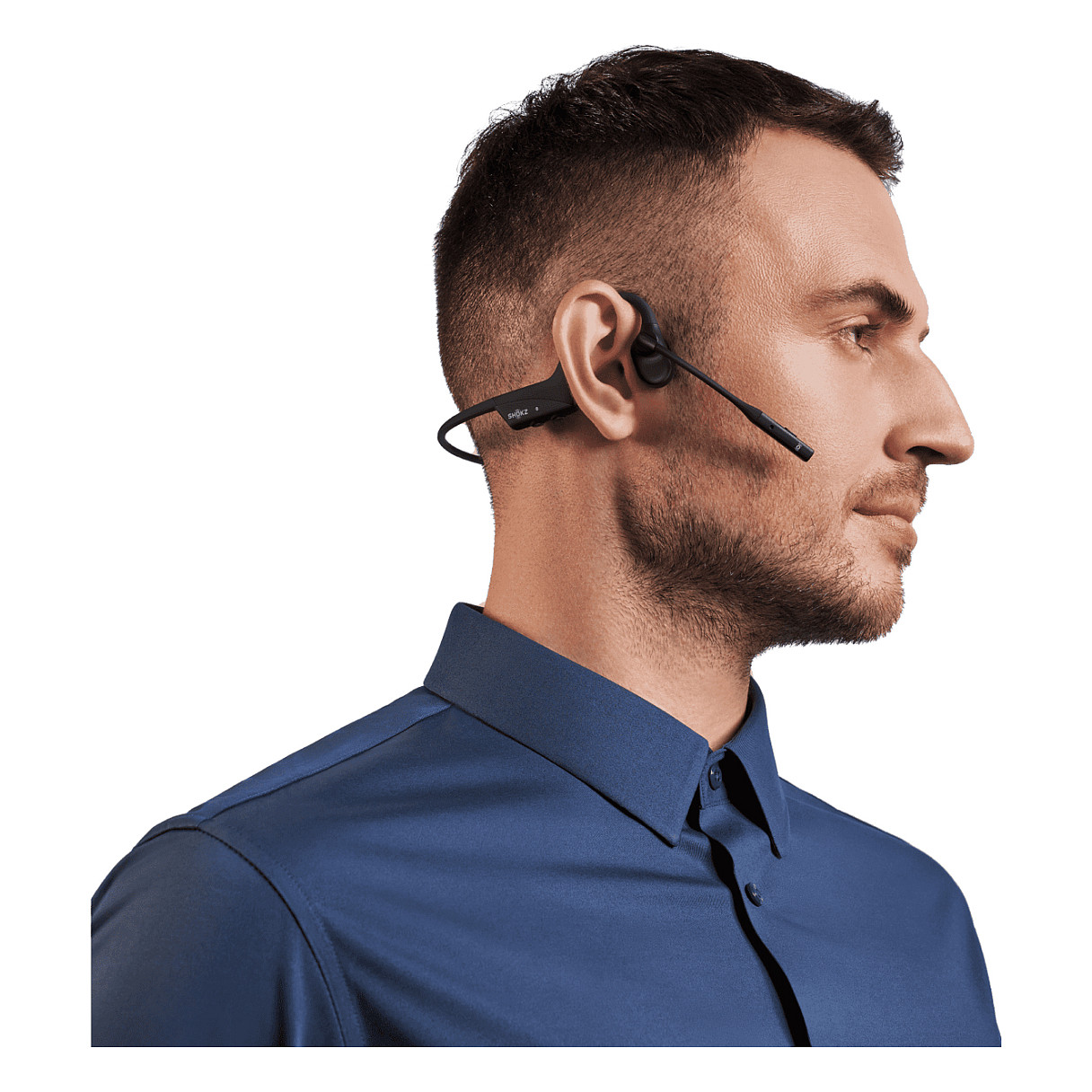 Kufje pa kabllo Shokz OpenComm2 UC 2025 Upgrade / Bone Conduction / Bluetooth / Loop120 USB-A / Mikrofon / 16 orë - Zezë 5