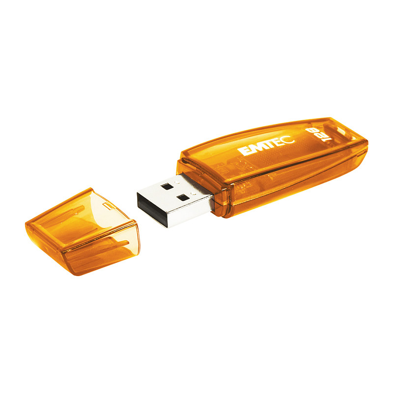 USB Flash Drive / Emtec / 128GB / USB 2.0 / C410 / Portokalli