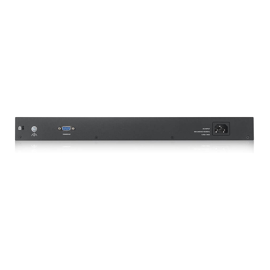 Zyxel GS2220-50HP Managed Gigabit PoE+ Switch | 48-Port | 375W PoE Budget | Rackmount L2+ thumbnail 3