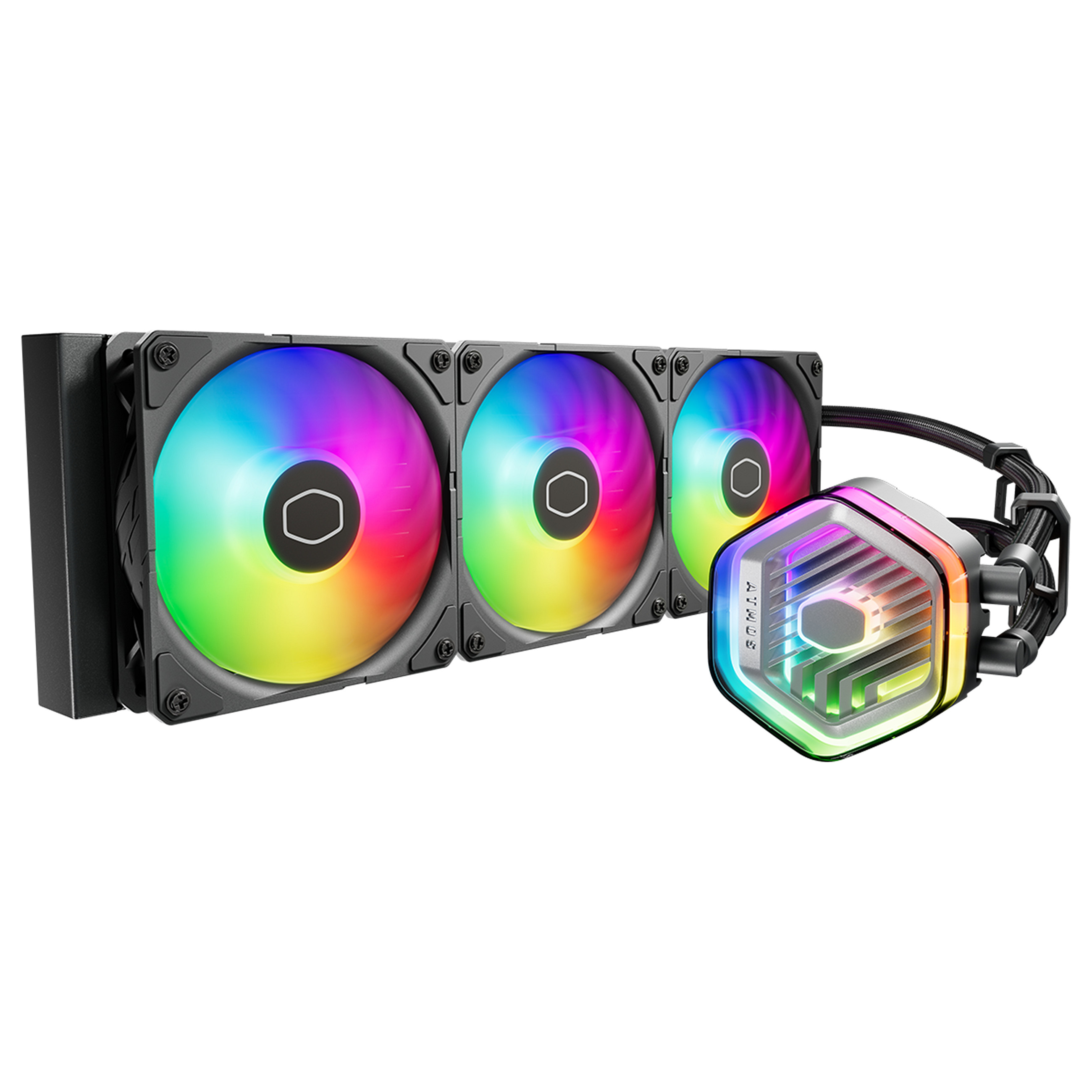 Ftohës për Procesor Cooler Master MasterLiquid 360 ATMOS / 360mm / AIO / ARGB – Zezë