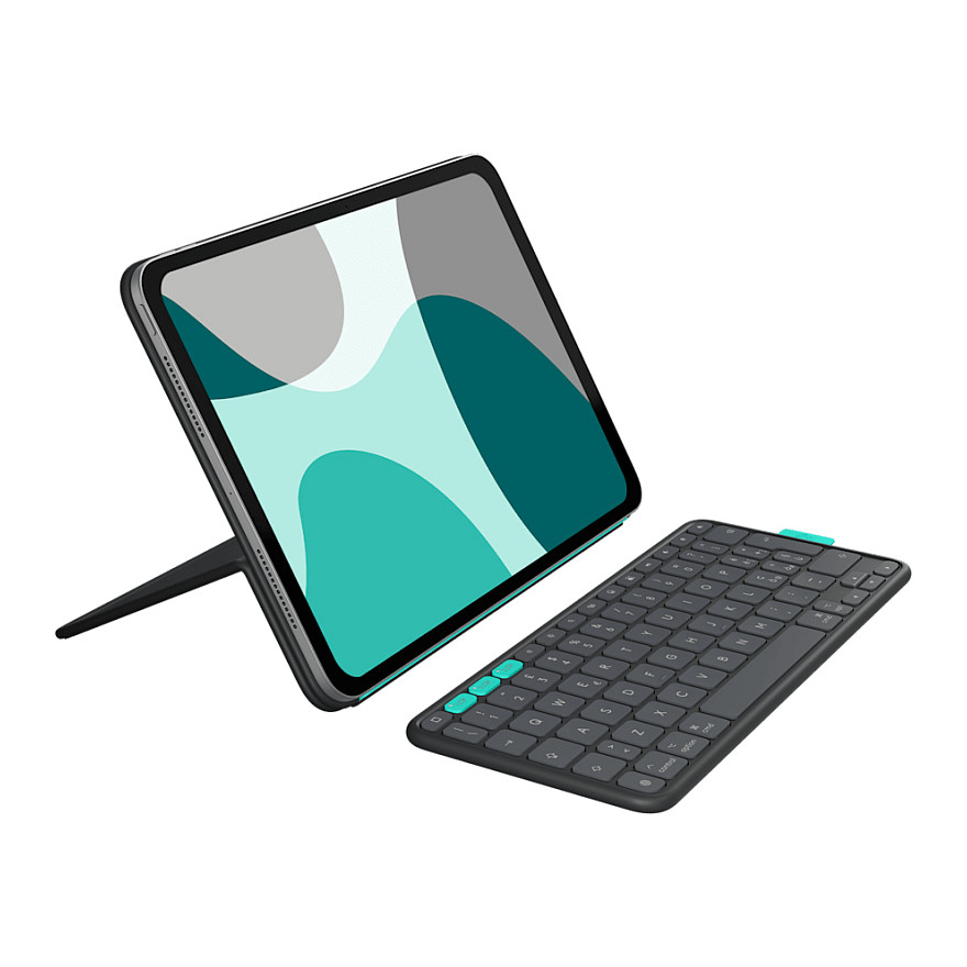 Aksesorë për tablet / Logitech Flip Folio / German layout / Graphite