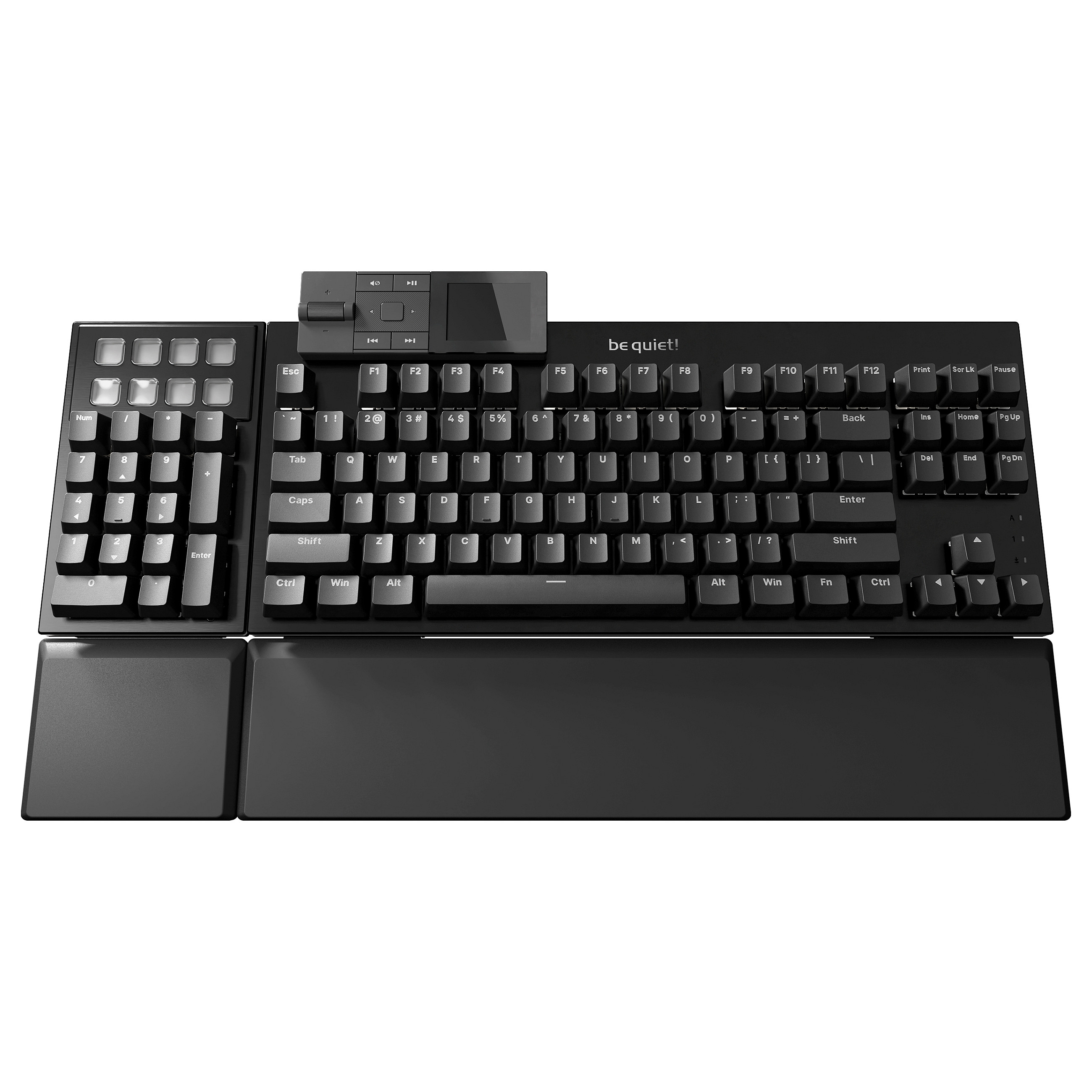 Tastierë Gaming be quiet! Dark Mount, Wired, Mekanike, Silent Linear, DE ISO, RGB, Hot-Swap 5-Pin MX, USB - Zezë 5
