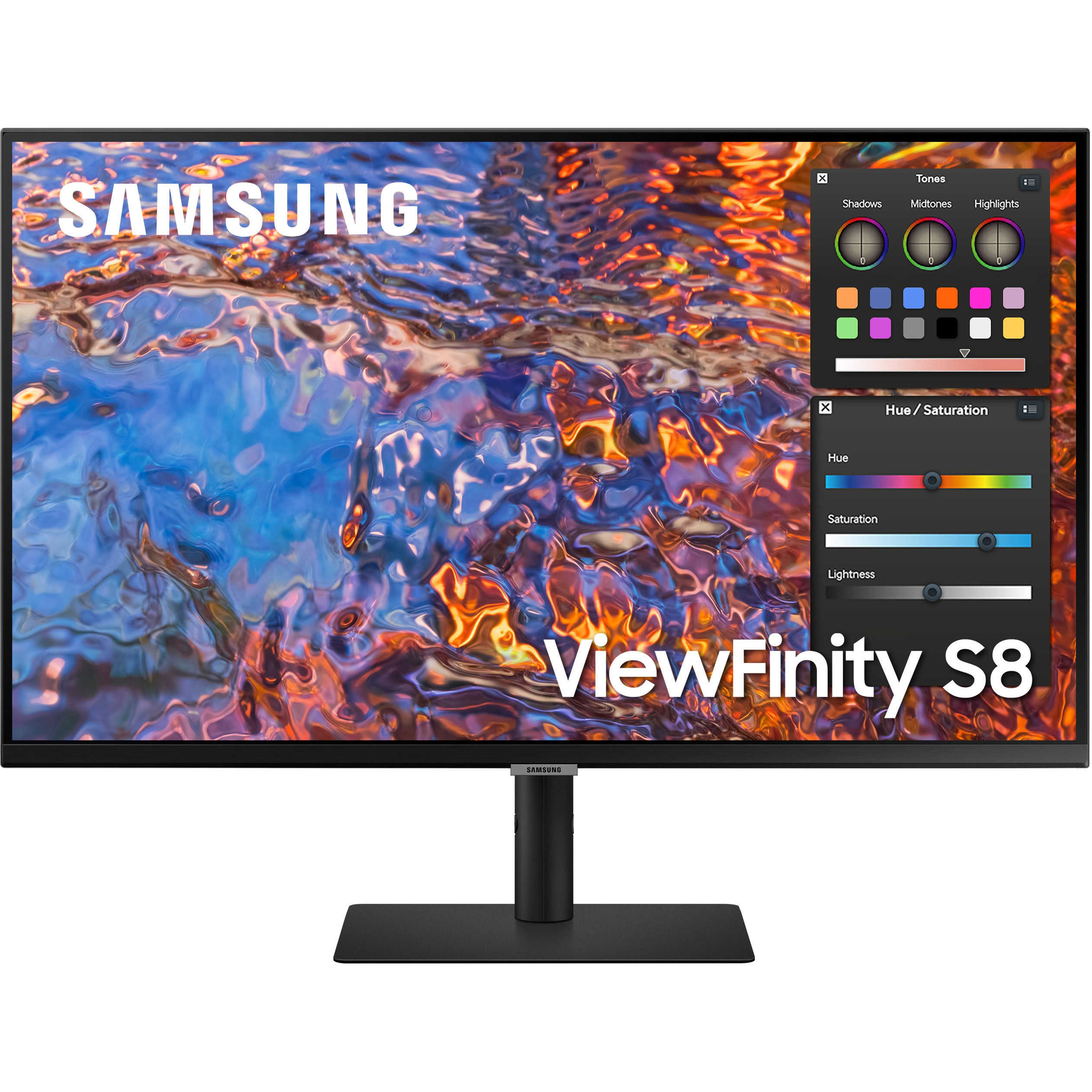 Monitor Samsung ViewFinity S8 S32B800PXU, 32", 4K UHD IPS, 60Hz, 5ms, HDMI+DP+USB-C+USB+RJ45 - Zezë