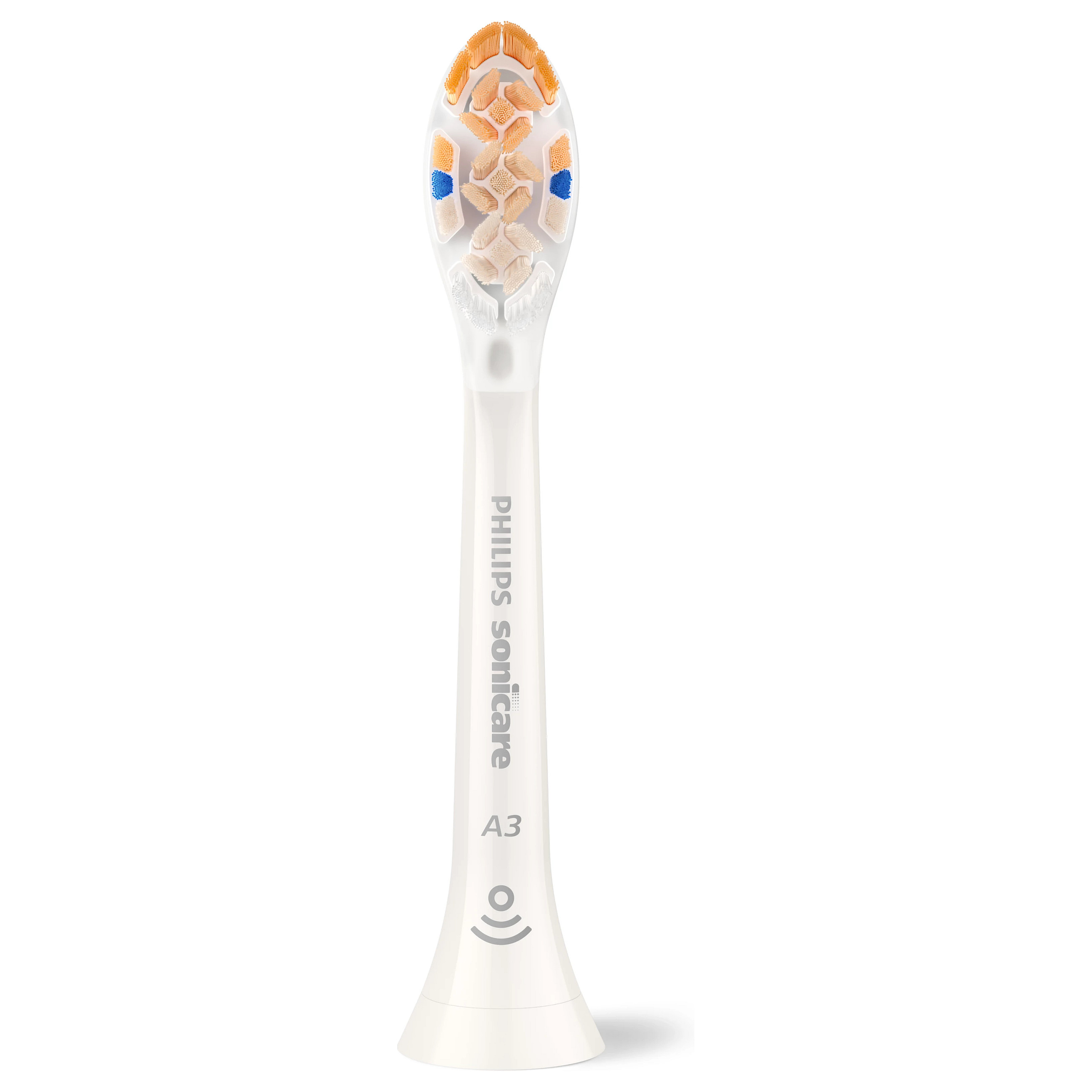 Koka zëvendësuese për furçë dhëmbësh elektrike Philips Sonicare A3 Premium All-in-One HX9094/87 / BrushSync / Click-on / 4 Copë - Bardhë 2