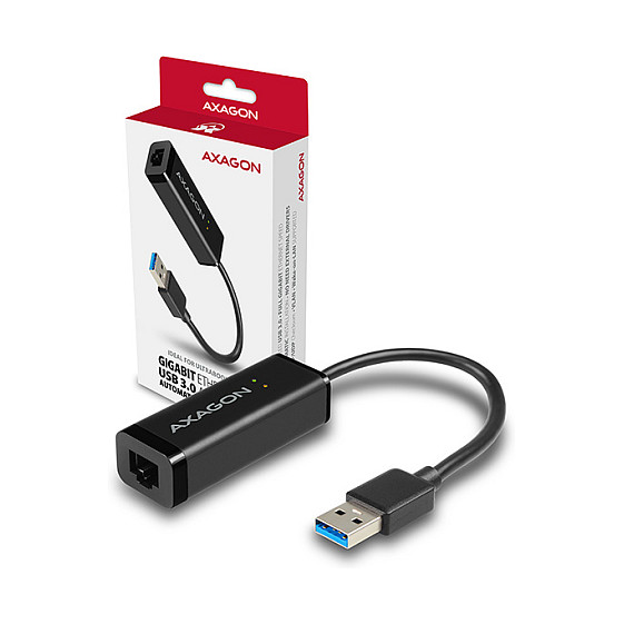 Adapter Rrjeti AXAGON ADE-SR, Gigabit Ethernet 10/100/1000Mbps, USB 3.0 Type-A, 1× RJ45 - Zezë 9