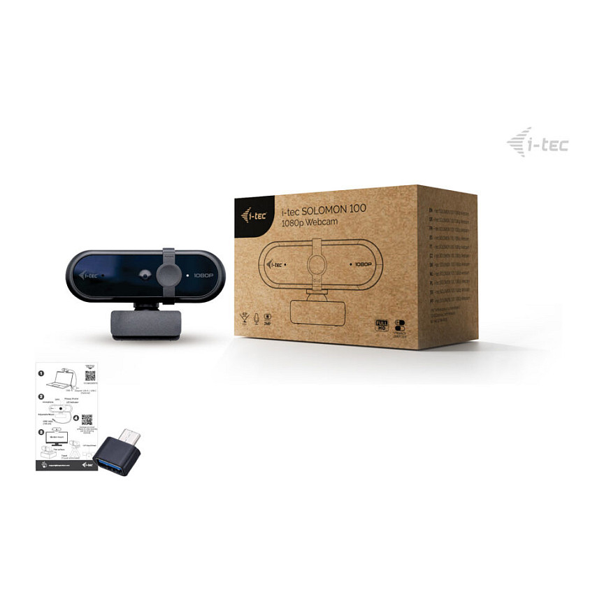 Webcam I‑TEC SOLOMON 100 / 1080p – Zezë 10