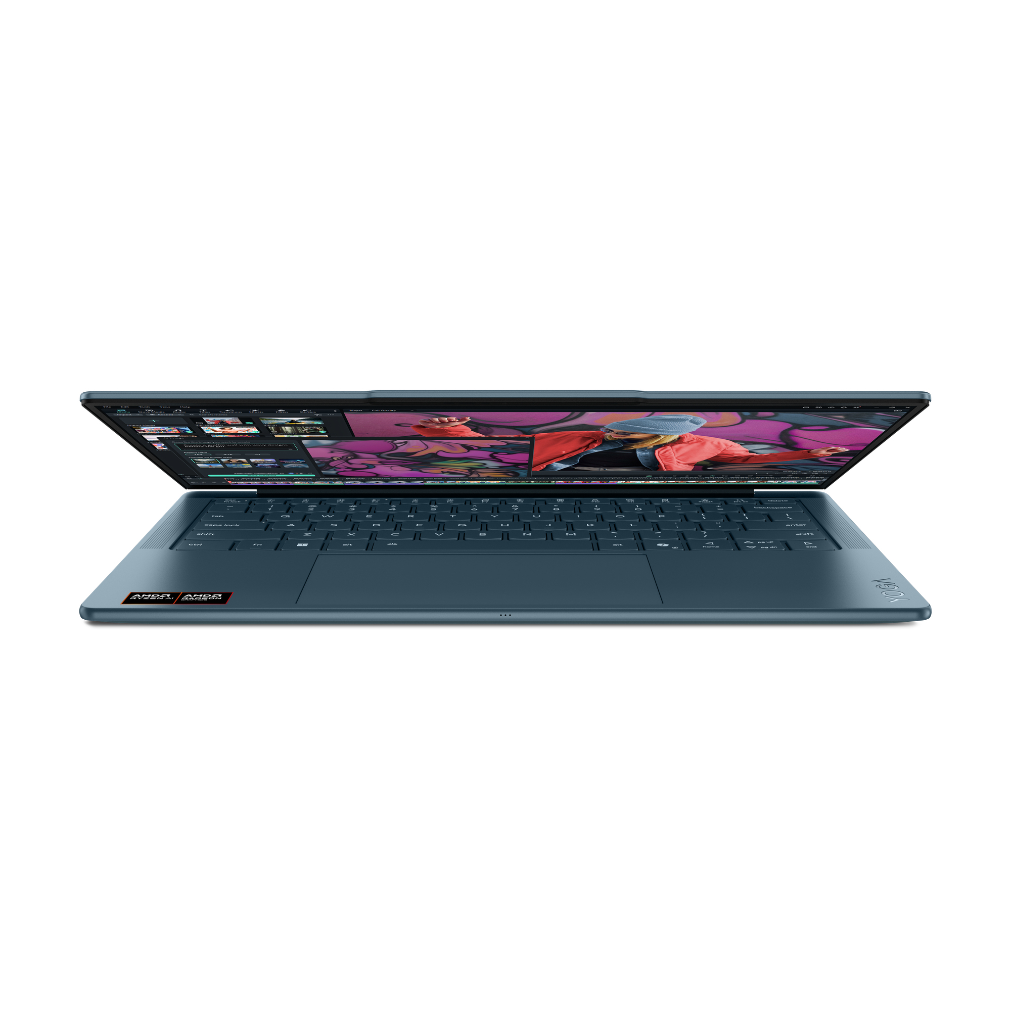 Laptop Lenovo Yoga Slim 7 14AKP10 / AMD Ryzen AI 7 345 / 32GB LPDDR5X / 1TB / 14" WUXGA OLED 60Hz / Radeon 840M - Teal 5