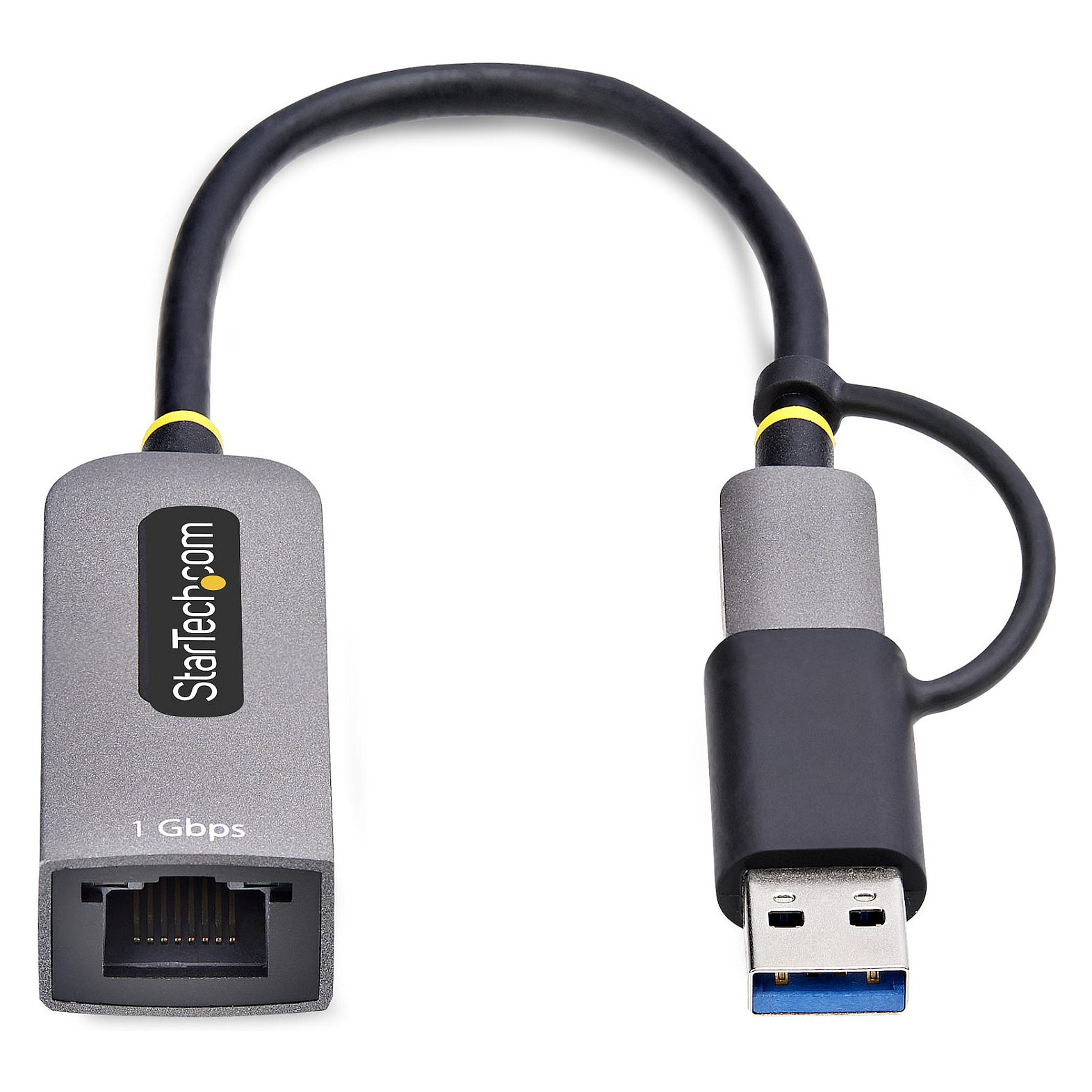 Adapter Rrjeti StarTech C21GA-USB-ETHERNET, USB-C/USB-A, Gigabit Ethernet, RJ45 - Gri 4