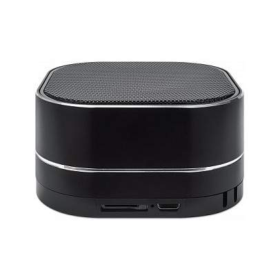 Altoparlant metalik me Bluetooth LED MANHATTAN Sound Science / Kontroll mikrofoni Bluetooth 5.0, Radio FM / microSD / i zi 4