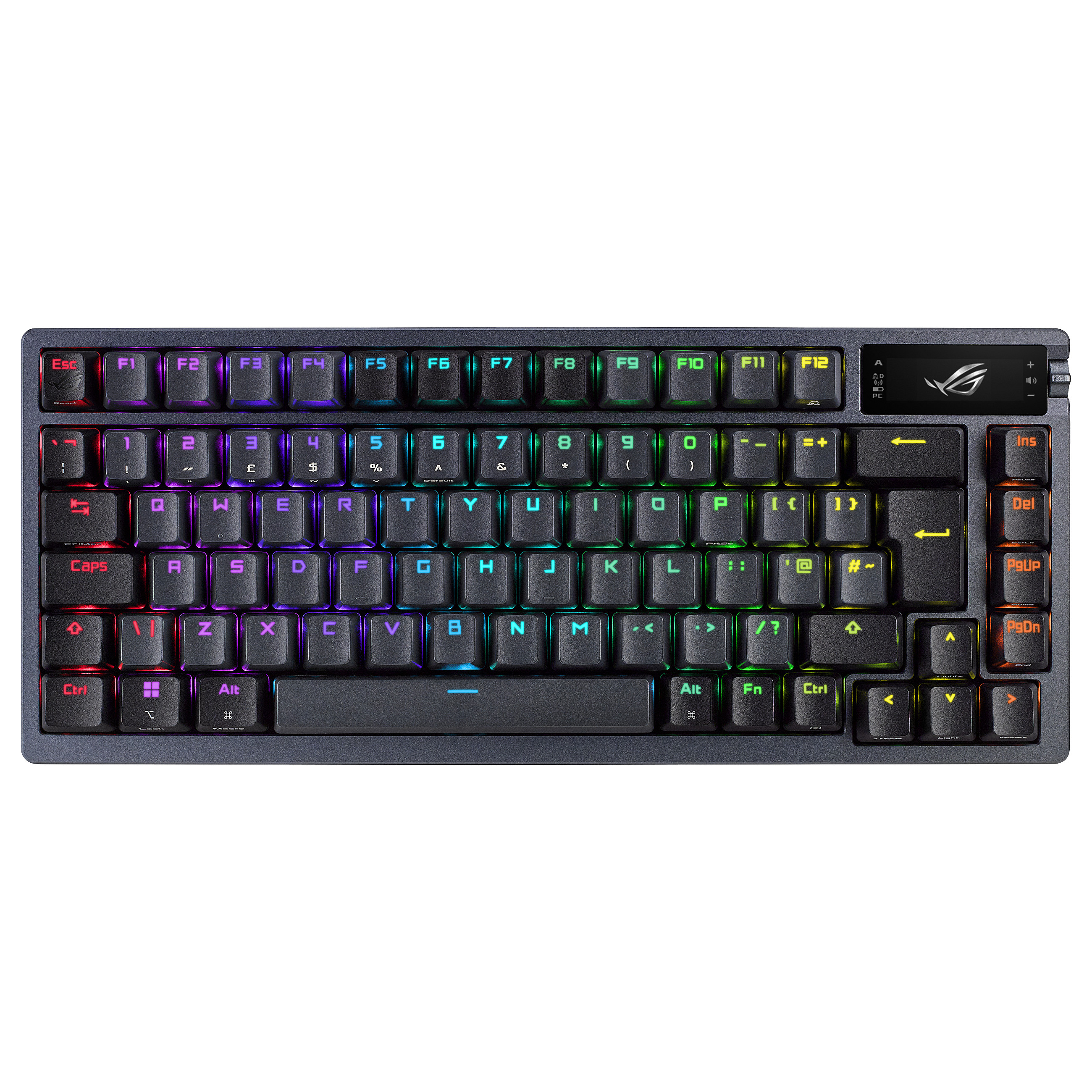 Tastierë Gaming ASUS ROG Falchion Ace HFX / 65% / Magnetic-Mechanical / RGB - Zezë 8