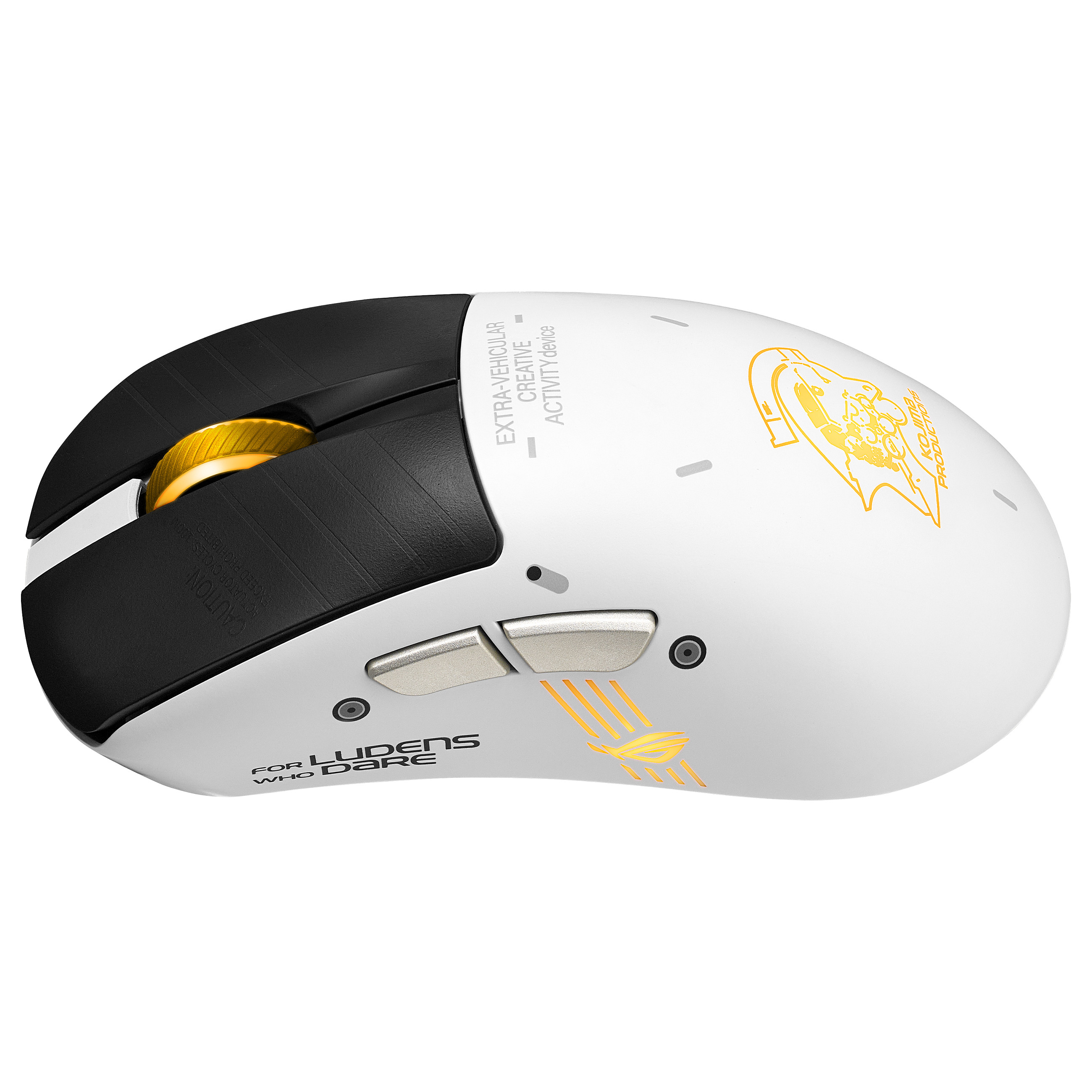 Maus Gaming ASUS ROG Keris II Origin Kojima Edition / Wired & Wireless - Bardhë thumbnail 6