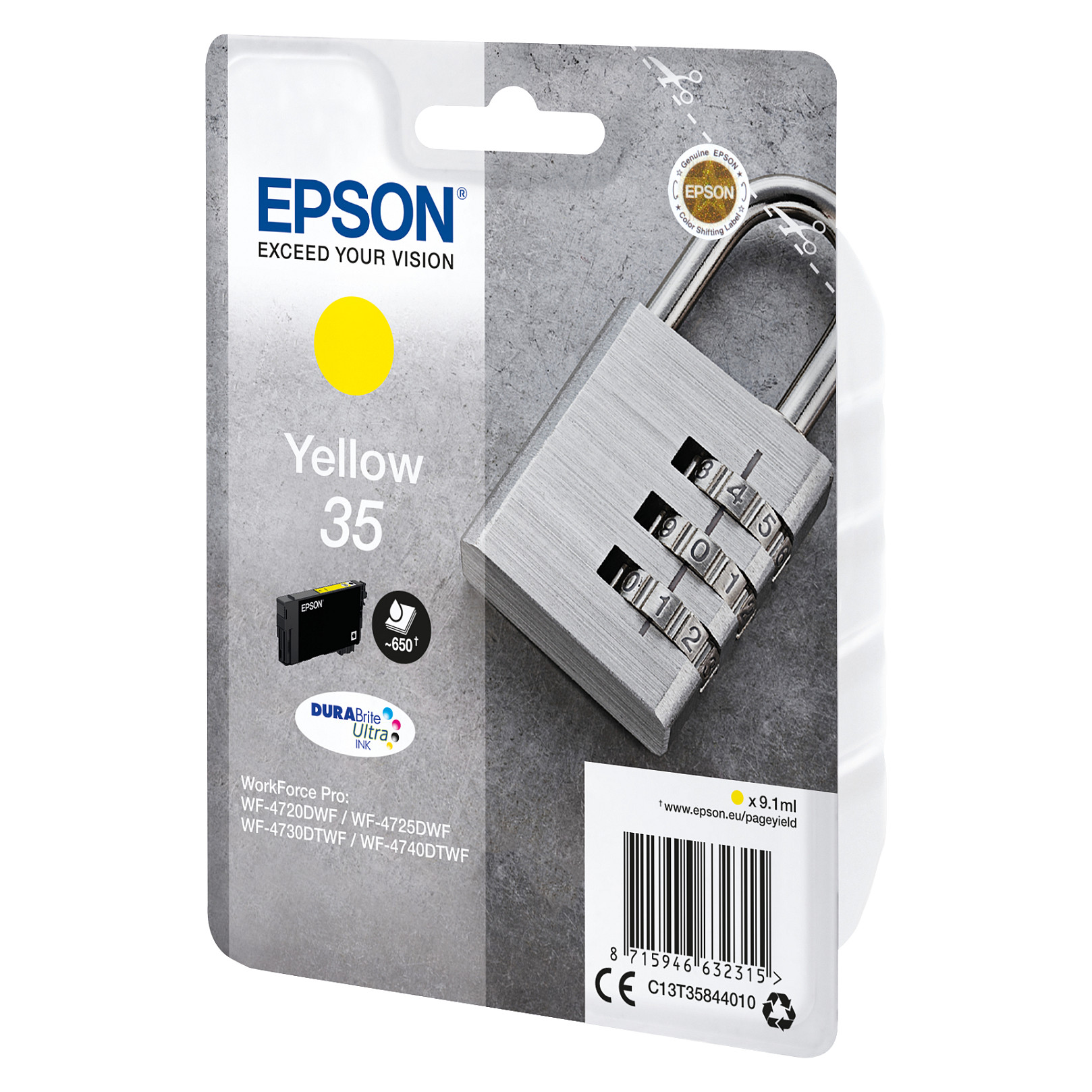 INK Epson C13T35844010 – Verdhë thumbnail 2
