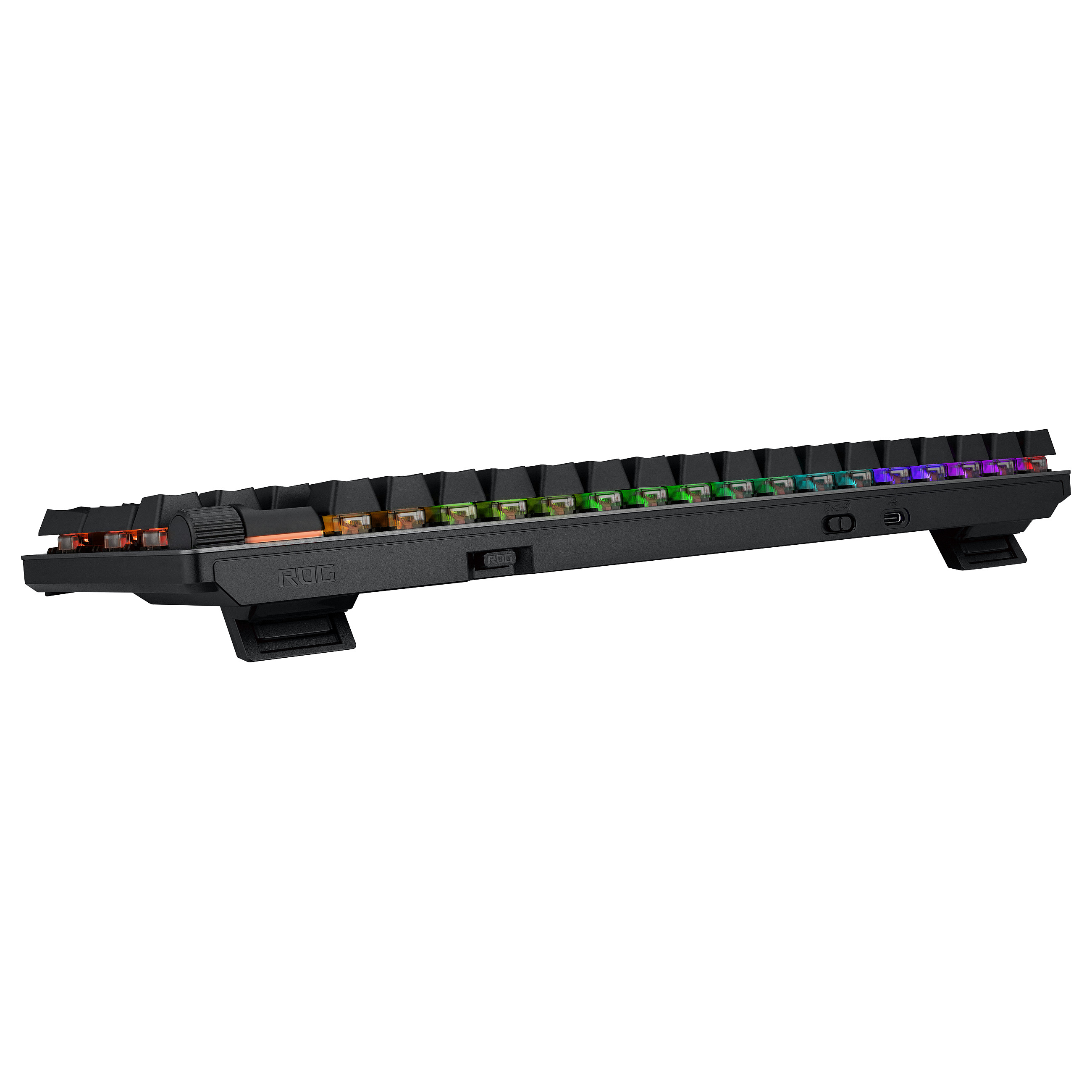 Tastierë Gaming ASUS ROG Strix Scope II 96 RX / Mekanike / Optical Switch (ROG RX Red) / Wired&Wireless / USB-C + Bluetooth+ RF 2.4GHz / Francez – Zezë 7
