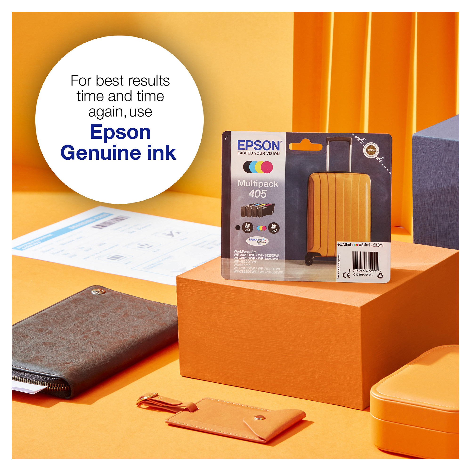 INK Epson 405 2LB Singlepack – Rozë (DURABrite Ultra) thumbnail 2