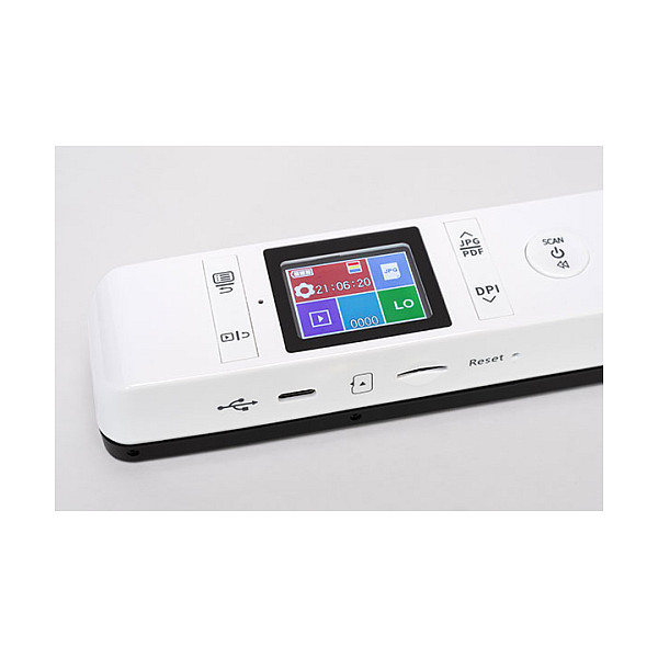 Skaner I.R.I.S. IRIScan Book 7, A4, 1050DPI, CIS, USB-C, MicroSD - Bardhë 2