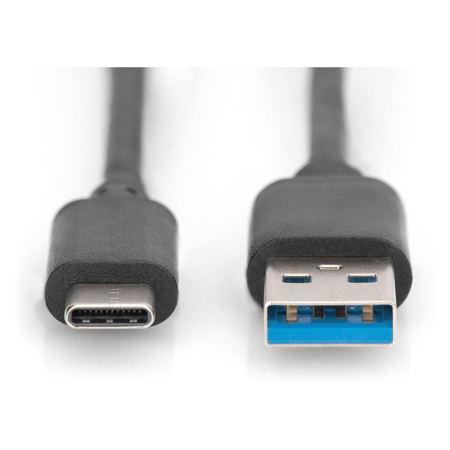 Kabllo USB DIGITUS DB-300136-010-S, USB-C në USB-A, USB 3.0, 5 Gbps, 1 m - Zezë 2