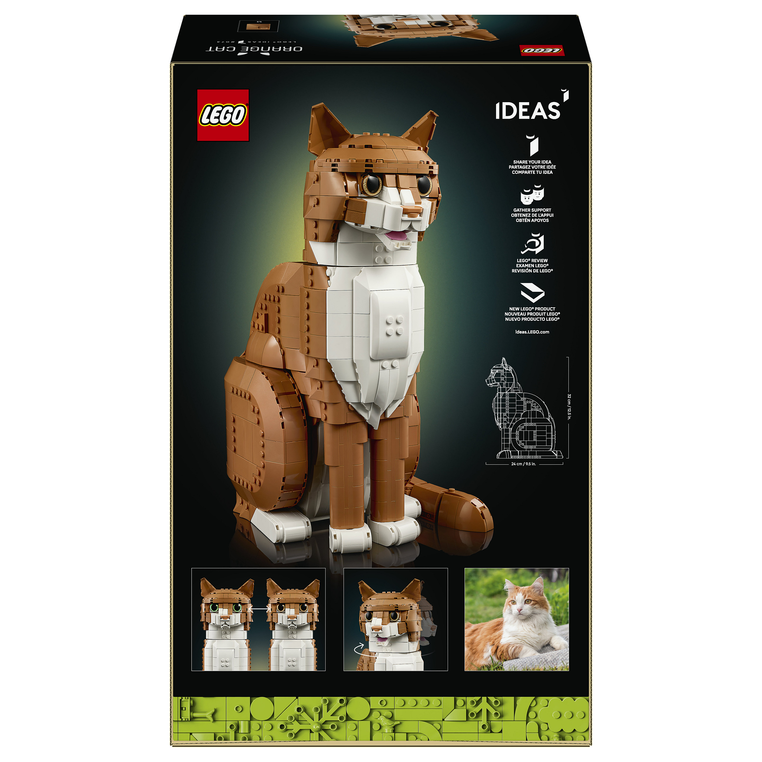 LEGO Ideas Orange Cat 21376 thumbnail 6