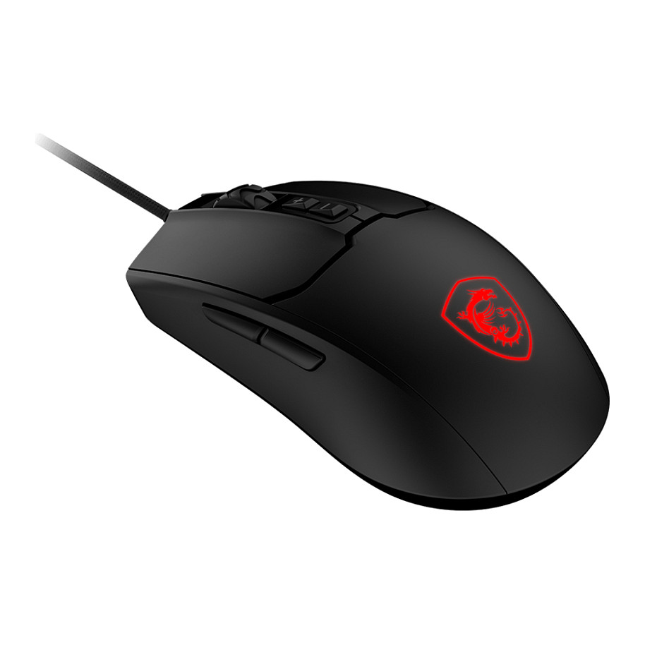 Maus Gaming MSI FORGE GM100 / USB / Optik / 6400 DPI / 1000Hz / 7 Butona / RGB - Zezë 2