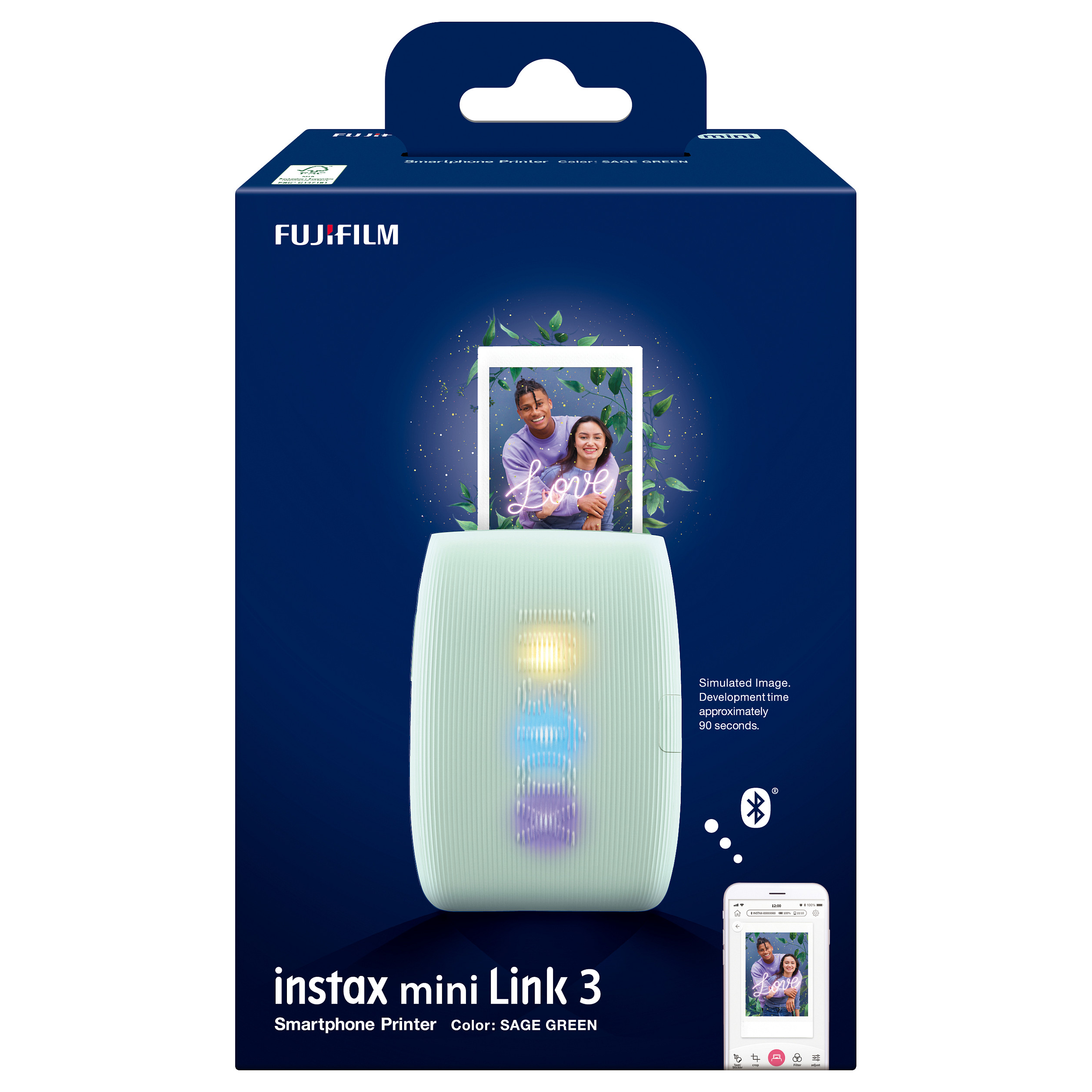 Printer për foto Fujifilm Instax Mini Link3 - Gjelbër 9