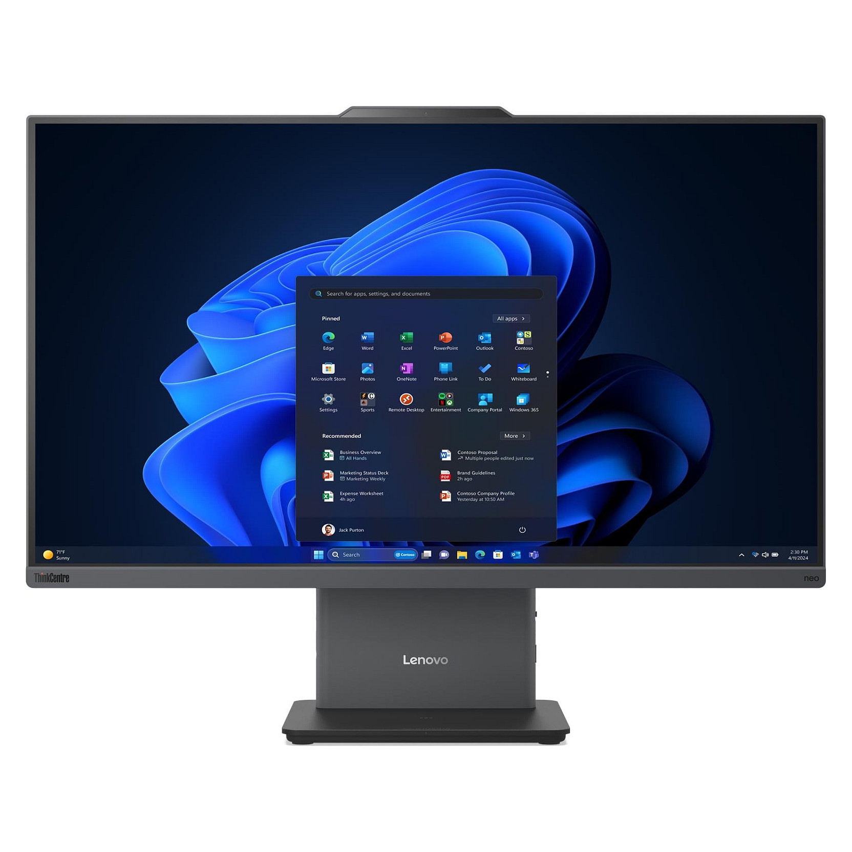 AIO Lenovo ThinkCentre neo 50a G6, Ultra 5 226V, 16GB LPDDR5X, 512GB, 23.8" FHD IPS, Intel Arc 130V - Hiri