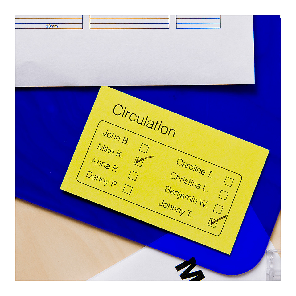 Label Continuous Roll / Removable Paper – Verdhë thumbnail 3