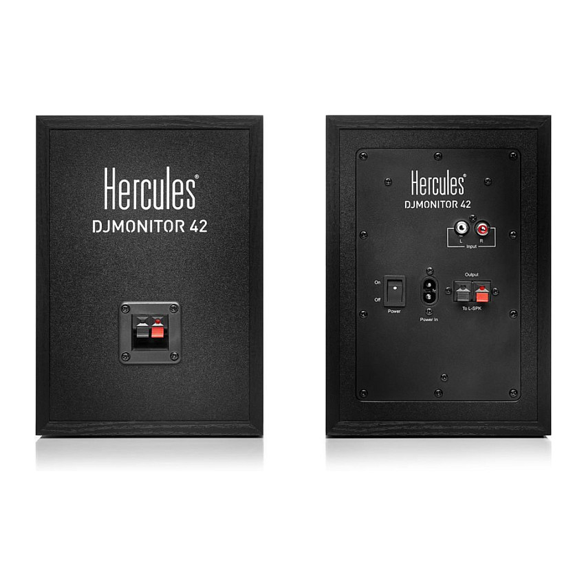 Altoparlantë Hercules DJMonitor 42, 2.0, 40W RMS, 80W Peak, RCA, AUX 3.5mm, Dalje për Kufje - Zezë 4